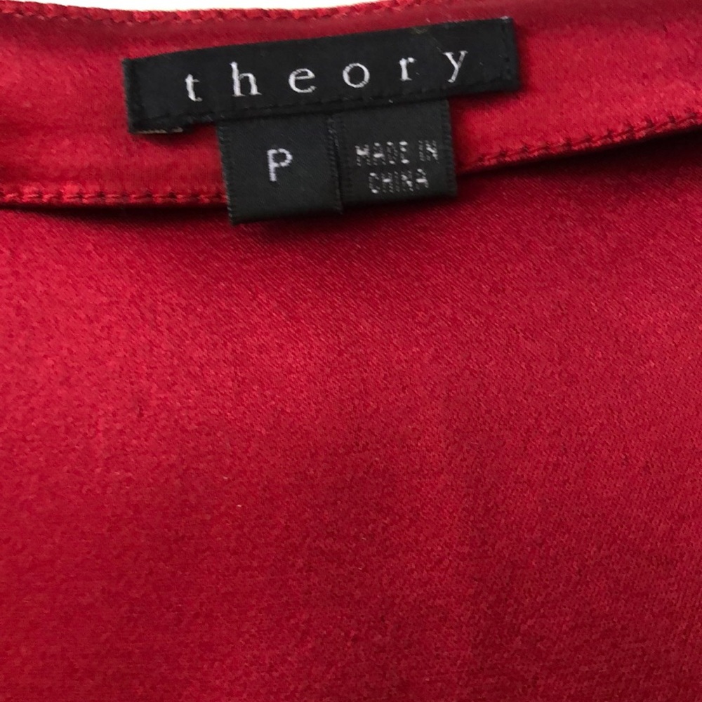 Theory Ruby Red Top - image 4